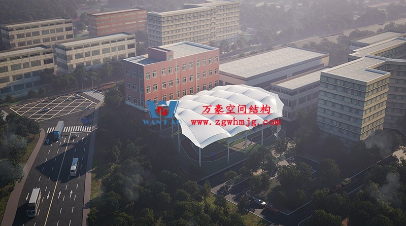 国网江西省电力有限公司培训中心实训基地改造PTFE膜结构